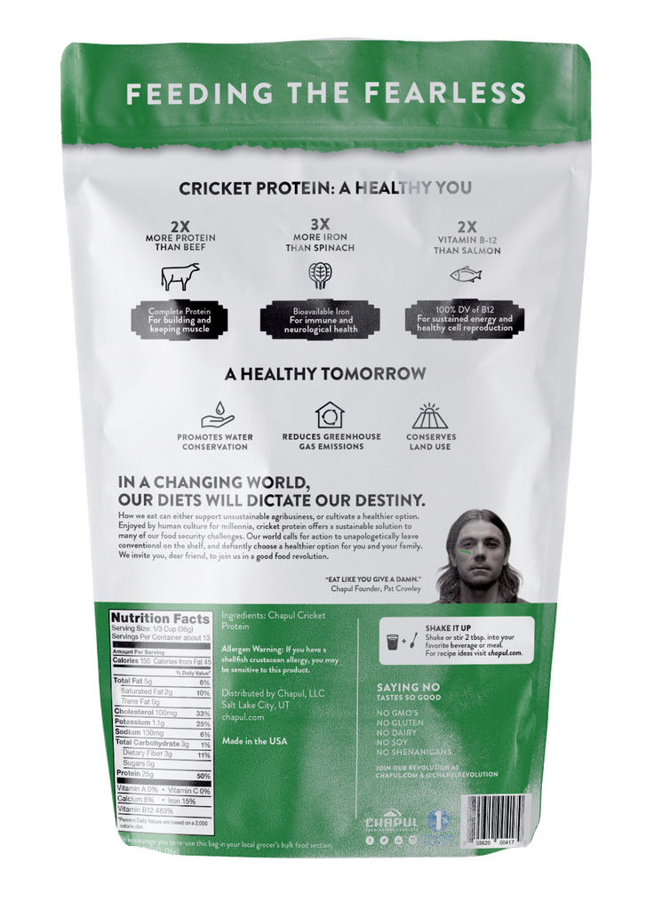1 Case 100% Pure Cricket Protein (4, 1lb bags)